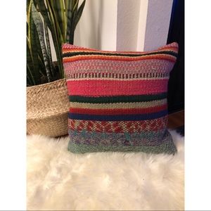Vibrant Moroccan Throw Pillow